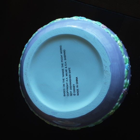 Disney Winnie the Pooh Floral Spring Easter Egg Bunny Cookie Treat Jar - Picture 4 of 7